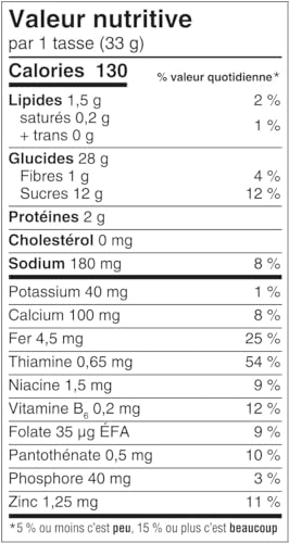 Post Waffle Crisp Breakfast Cereal Nutrition Facts