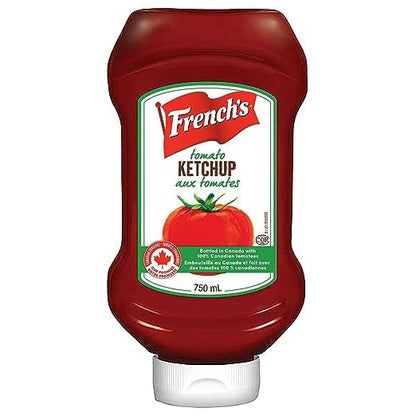 French's 100% Canadian Tomato Ketchup, 750ml/25.3oz (Shipped from Canada)