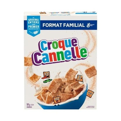 Cinnamon Toast Crunch Kids Breakfast Cereal, Family Size, Whole Grains, 591g/20.8 oz (Shipped from Canada)