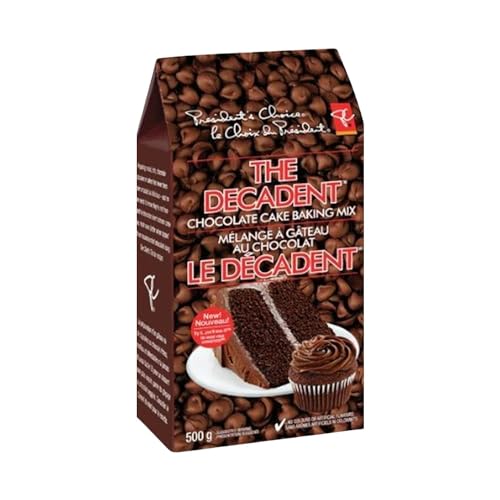 PRESIDENT'S CHOICE The Decadent Chocolate Cake Mix, 500g/17.6 oz (Shipped from Canada)