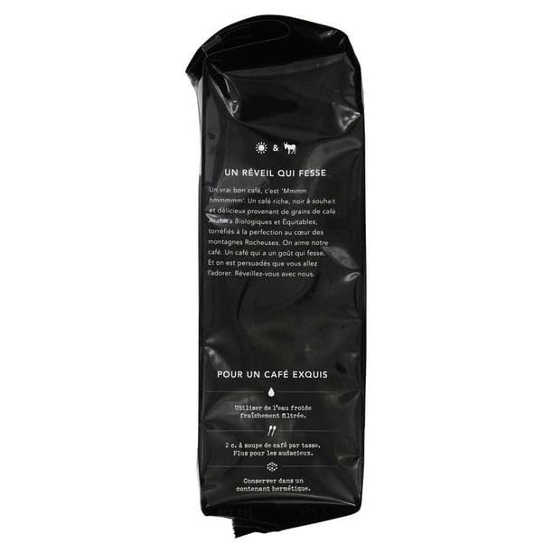 Kickin Horse Coffee - Kick Ass - Dark Roast - Ground Coffee - Certified Fairtrade - Organic - Kosher, 284g/10 oz (Shipped from Canada)