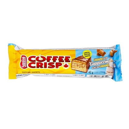 Nestle COFFEE CRISP Caramel Iced Cappucino - Limited Edition, (24ct), 42g/1.5 oz (Shipped from Canada)