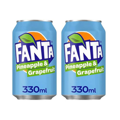 Fanta Pineapple & Grapefruit 330mL/11.1 fl. oz (Shipped from Canada)