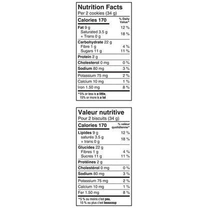 Chips Ahoy Chocolate Chunk Cookies Nutrition Facts
