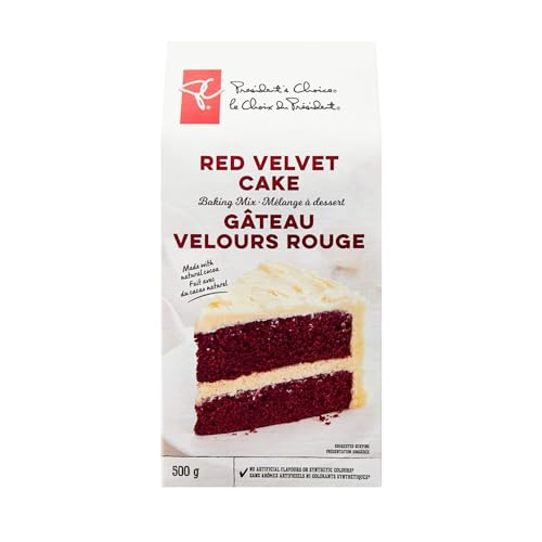 President's Choice Red Velvet Cake Mix, 500g/17.6 oz (Shipped from Canada)