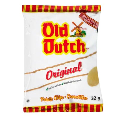 Old Dutch Variety Pack, 18ct, Original, Ketchup, Bbq, Salt 'n Vinegar, 576g/20.3 oz (Shipped from Canada)