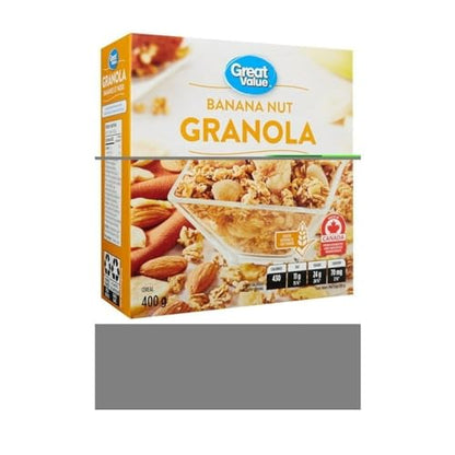 Great Value Cereals, Banana Nut Granola 1