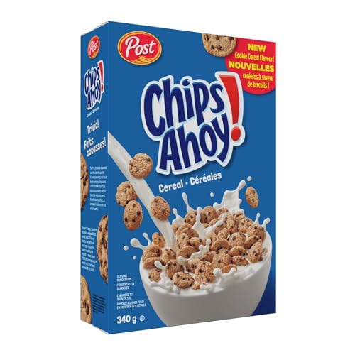 Post Chips Ahoy! Cookie Cereal, 340g, 340g/12 oz (Shipped from Canada)