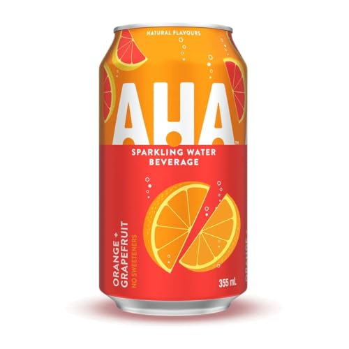 AHA Orange + Grapefruit Sparkling Water solo