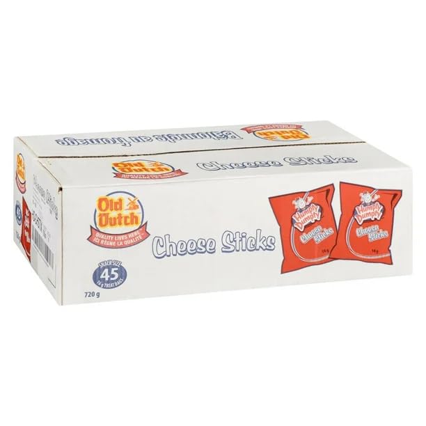 Old Dutch Cheese Sticks, 45 x 16g Treat Bags, 720g/25.4 oz (Shipped from Canada)