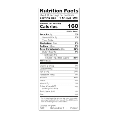 Post Tim Hortons Naturally Flavoured Cereal Apple Fritter, 354g/12.5 oz (Shipped from Canada)