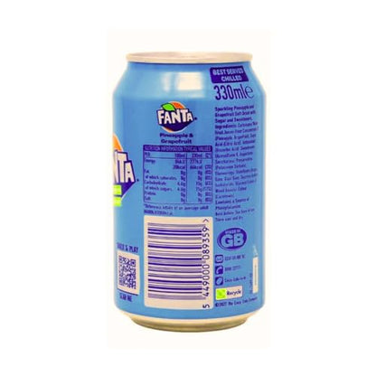 Fanta Pineapple & Grapefruit 330mL/11.1 fl. oz (Shipped from Canada)