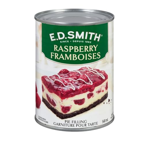 E.D. SMITH Pie Filling, Raspberry, 540 mL/18.3 fl. oz (Shipped from Canada)