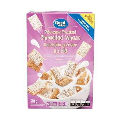 Great Value Frosted Shredded Wheat Cereal