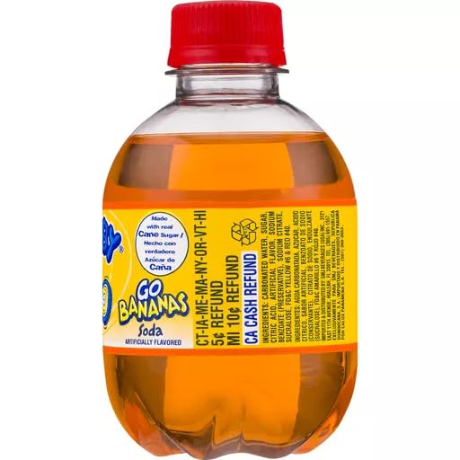 Chubby Go Bananas Soft Drinks, 250ml/8.4 fl. oz (Shipped from Canada)