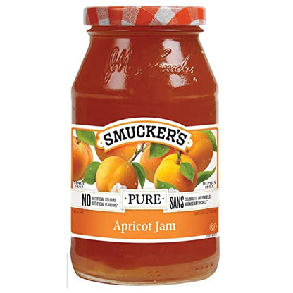 Smucker's Pure Apricot Jam, 500ml/17oz (Shipped from Canada)