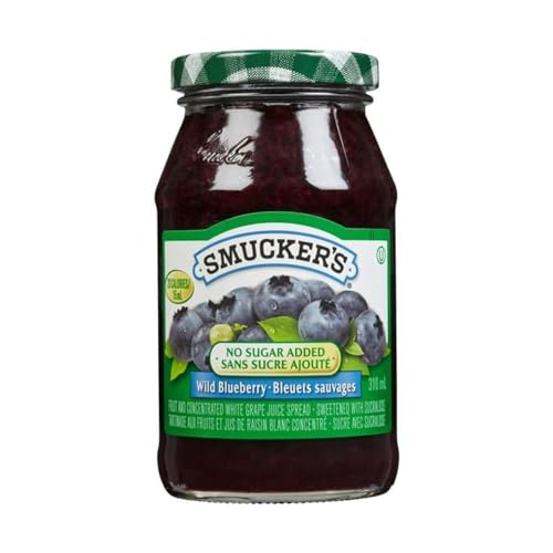 Smuckers No Sugar Added Blueberry Spread 310mL, 310 mL / 10.5 fl. oz (Shipped from Canada)