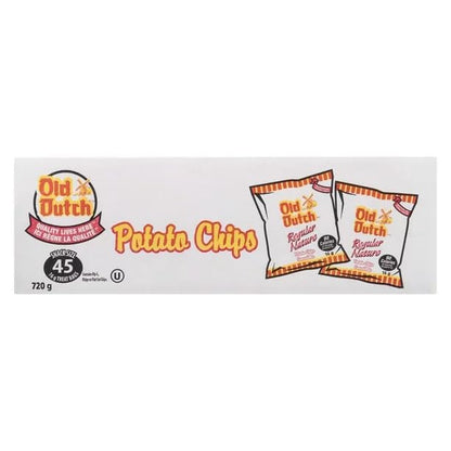 Old Dutch Potato Chips, 45 x 16g, 720g/25.4 oz (Shipped from Canada)