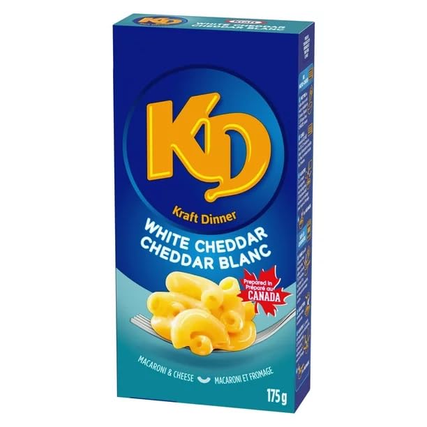 Kraft Dinner White Cheddar Macaroni & Cheese, 175g/6.17oz (Shipped from Canada)