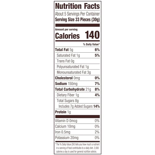 Goldfish Elf Maple Syrup Graham Crackers Nutrition Facts