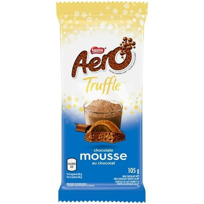 AERO TRUFFLE Chocolate Mousse Milk Chocolate Bar, 105g/3.7 oz (Includes Ice Pack) Shipped from Canada