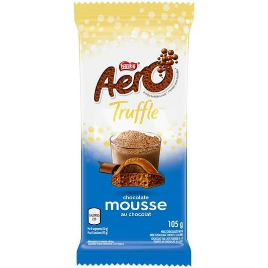 AERO TRUFFLE Chocolate Mousse Milk Chocolate Bar, 105g/3.7 oz (Includes Ice Pack) Shipped from Canada