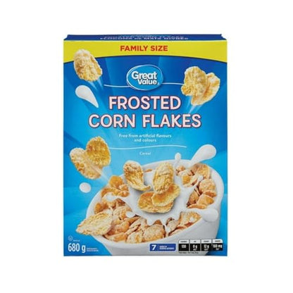 Great Value Frosted Corn Flakes Cereal