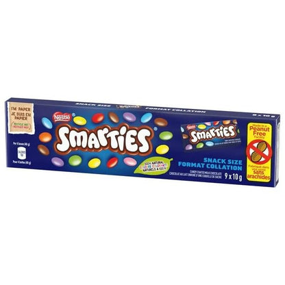 SMARTIES Snack Size 9 x 10g/0.35oz Carton (Shipped from Canada)