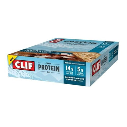 Clif Whey Protein Coconut Chocolate Almond, Non-GMO, Natural Flavor, 8 x 56g/2 oz (Shipped from Canada)