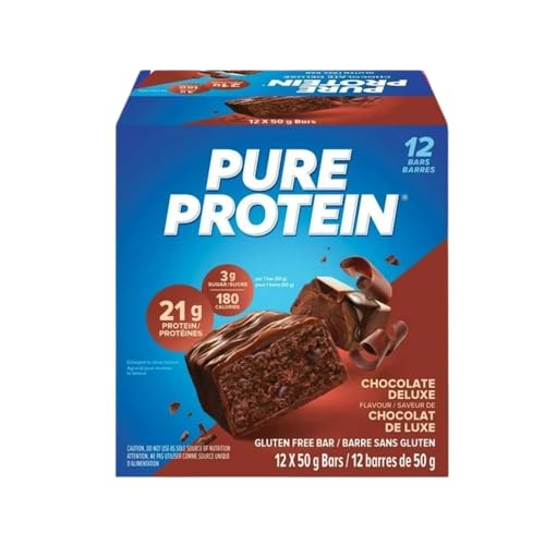 Pure Protein Chocolate Deluxe Value Pack, 12x 50g/1.76oz (Shipped from Canada)