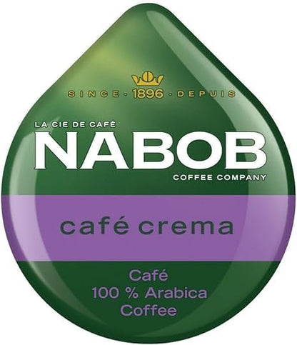 Tassimo Nabob Cafe Crema Single Serve T-Discs, 14 T-Discs, 110g/3.8oz (Shipped from Canada)