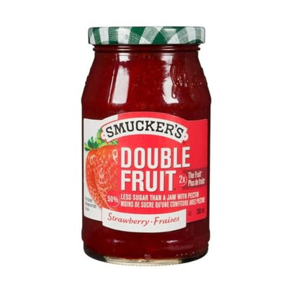 Smuckers Double Fruit Strawberry Fruit Spread 390mL, 390 mL/13.2 fl. oz (Shipped from Canada)
