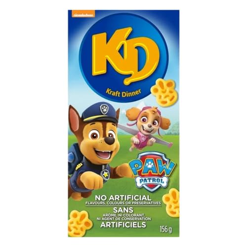 KD Kraft Dinner Paw Patrol Macaroni and Cheese Shapes  156g/5.50oz (Shipped from Canada)