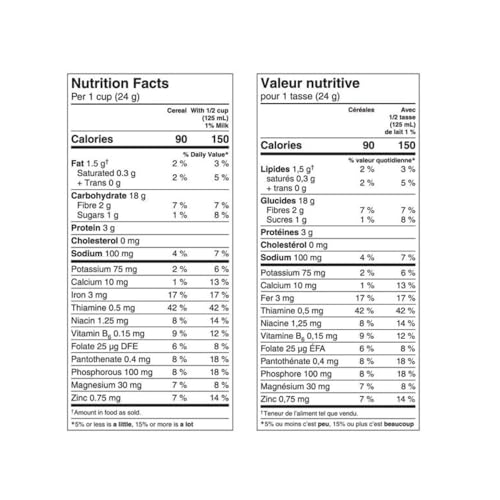 Great Value Toasted O’s Cereals Whole Grains Nutrition Facts