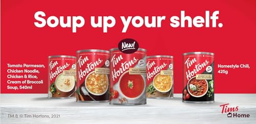 Tim Hortons Soup, Potato Bacon Soup, Ready-to-Serve, 540mL/18.2 fl. oz (Shipped from Canada)