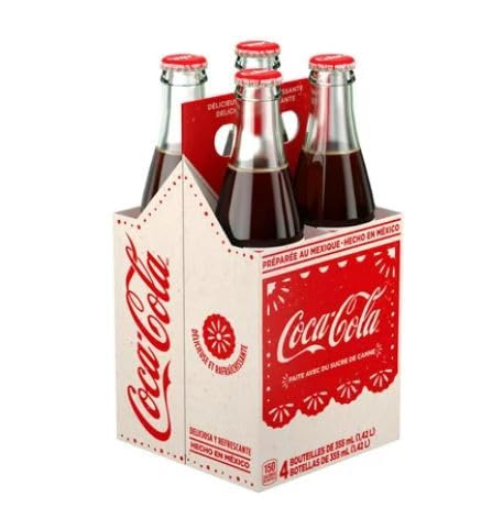Coca-Cola Made in Mexico 4x355ml/12 fl. oz. (Shipped from Canada)