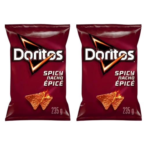 Doritos Spicy Nacho Tortilla Chips pack of 2