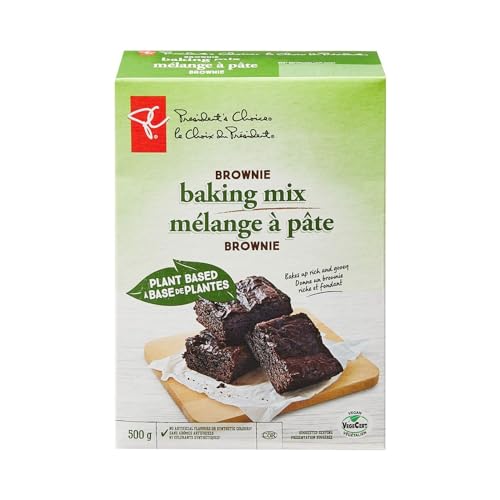 President's Choice Plant Based Brownie Baking Mix, 500g/17.6 oz (Shipped from Canada)