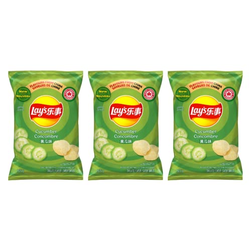 Lays Cucumber Potato Chips pack of 3