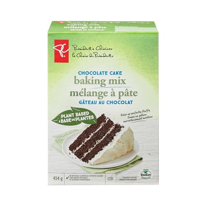 President's Choice Plant Based Chocolate Cake Baking Mix, 454g/16 oz (Shipped from Canada)