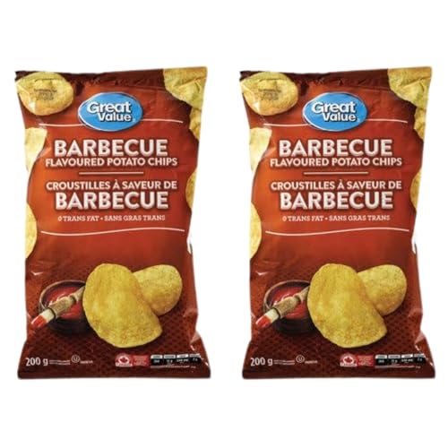 Great Value Barbecue Potato Chips pack of 2