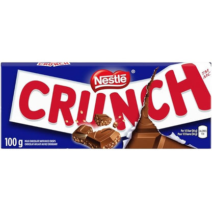 Nestle Crunch Chocolate Bar 100g/3.52oz (Includes Ice Pack) (Shipped from Canada)