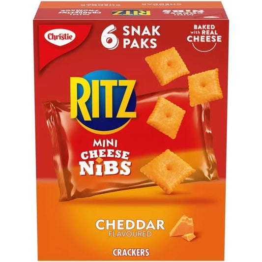 Ritz Mini Cheese Nibs Snak Paks 180g/6.3 oz (Shipped from Canada)