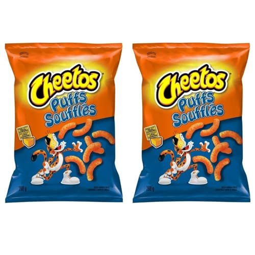 Cheetos Puffs Cheese Flavoured Snacks pack of 2