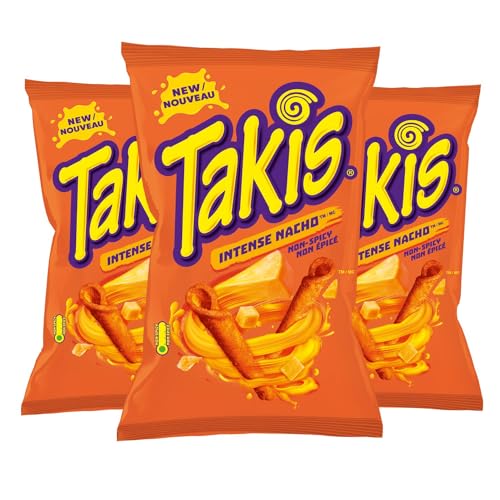 Takis Intense Nacho Cheese Non Spicy pack of 3