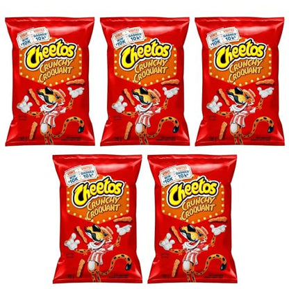 Cheetos Crunchy Cheese Snacks Bag pack of 5