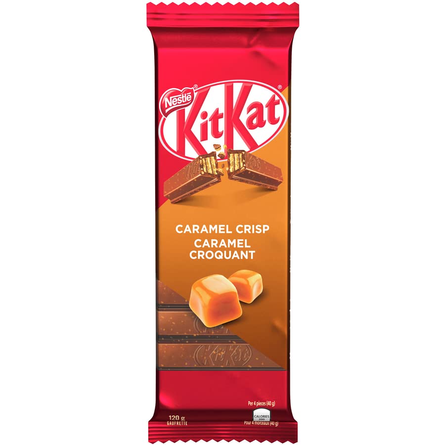 Kit Kat Caramel Crisp Wafer Bar, 120g/4.2oz (Shipped from Canada)