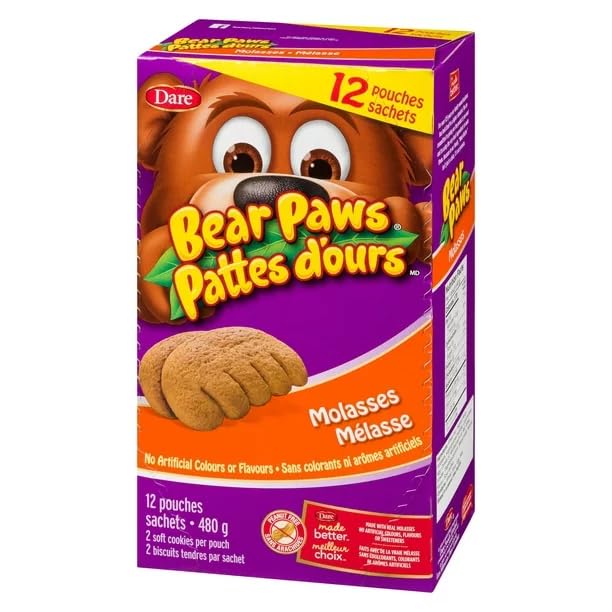 Dare Bear Paws Molasses Cookies front cover