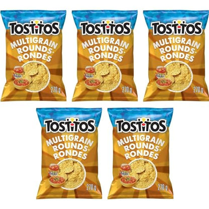 Tostitos Multigrain Rounds Tortilla Chips pack of 5