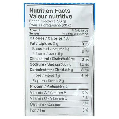 Snack Factory Pretzel Crisps Original Nutrition Facts